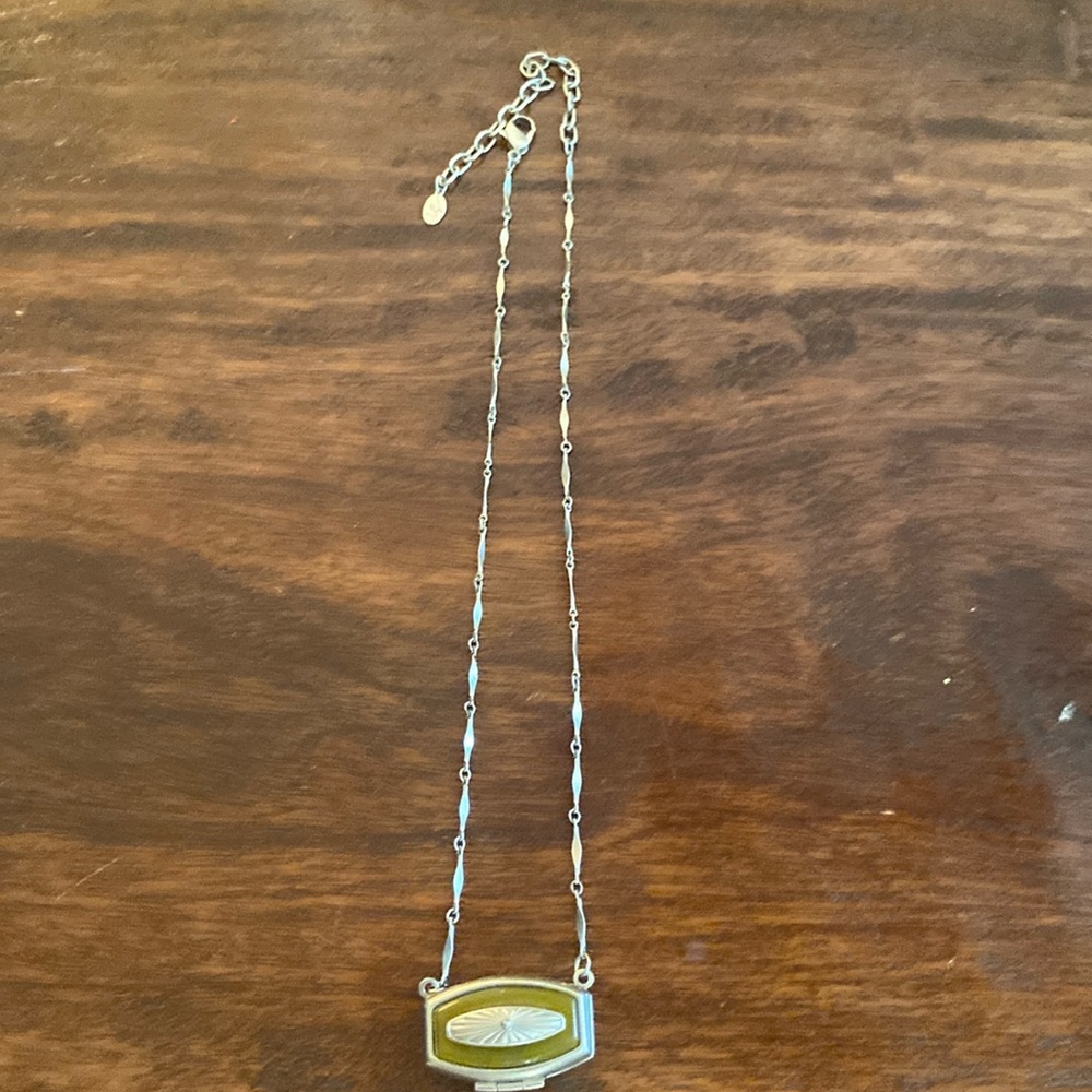 Vintage Liz Claiborne Necklace Locket Pendant